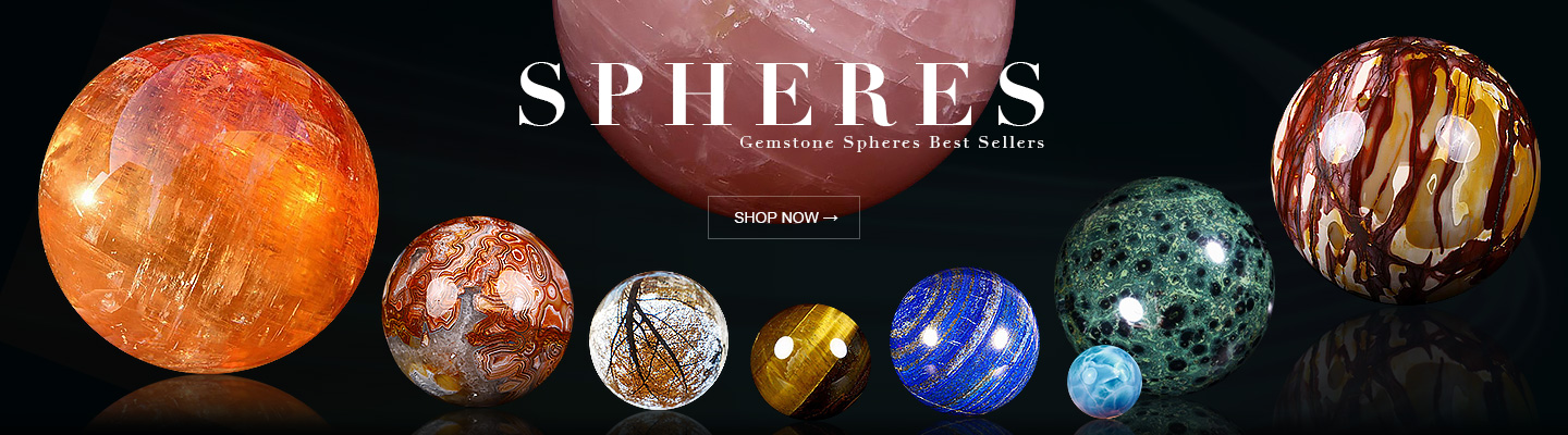 Rikoo offers world's largest selection of mineral, rock, crystal and gemstone spheres.