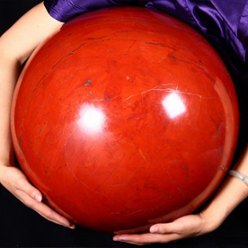 Titan 17.3' Red Jasper Sphere, Crystal Ball