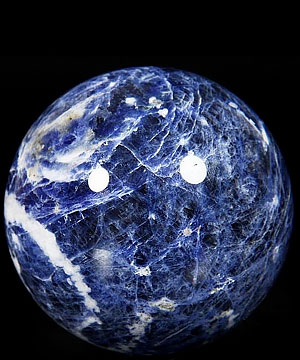 HUGE 3.5" Sodalite Sphere, Crystal Ball