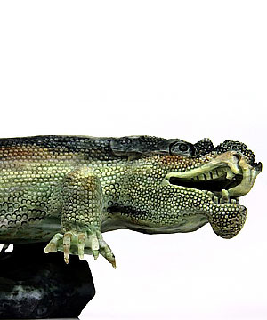 Dushan Jade Carved Lizard