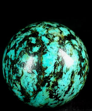 2.0" African Turquoise Sphere, Crystal Ball, Gemstone