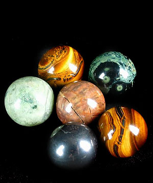 Kambaba Jasper, New Jade, Tiger Iron Eye, Dinosaur Egg Agate ,Garnet Sphere, Crystal Ball