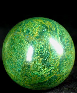 1.8" African Green Stone/Verdite SPhere Crystal Ball