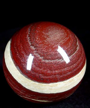 2.0" Red Striped Jasper Sphere, Crystal Ball