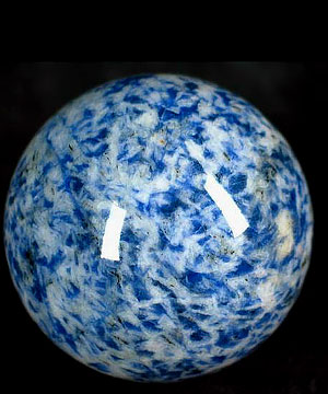 2.0" Blue Speckled Sodalite Sphere, Crystal Ball