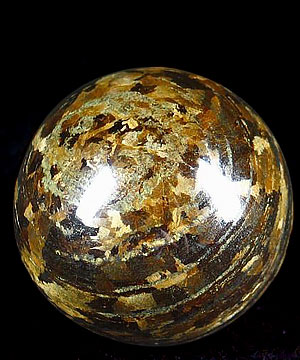 Shimmering Bronzite Sphere, Crystal Ball