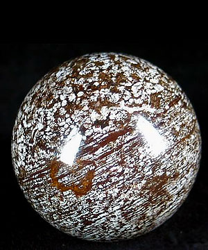 Brown Snowflake Sphere, Crystal Ball