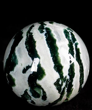 1.8" Green Zebra Jasper Sphere, Crystal Ball