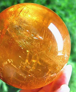 Huge 2.9" Iceland Spar Sphere, Crystal Ball