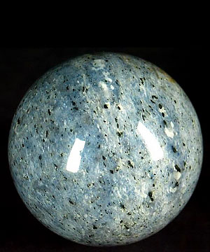 Huge 3.1" Royal Dumortierite Sphere, Crystal Ball