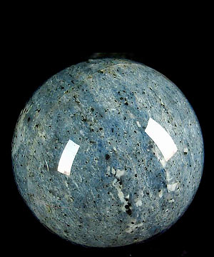 Giant 4.6" Royal Dumortierite Sphere, Crystal Ball