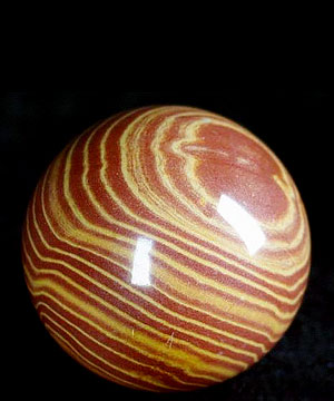 1.7" Mongolian Banded Jasper Sphere, Crystal Ball