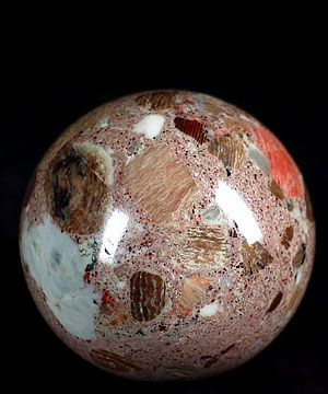 2.0" Australian Chert Breccia Sphere, Crystal Ball