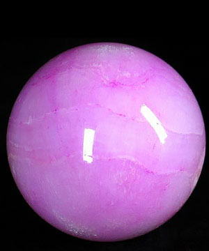 1.9" Pink Aragonite Sphere, Crystal Ball