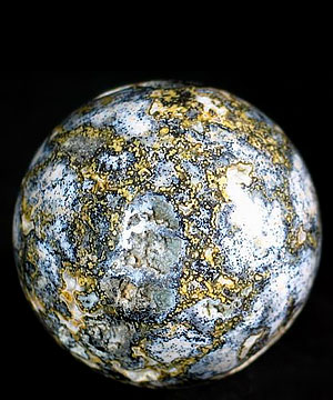 2.0" Blue Ocean Agate Sphere, Crystal Ball