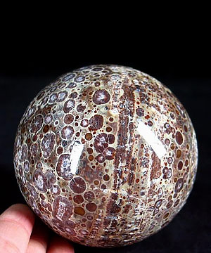 3.0" Asteroid Jasper Sphere, Crystal Ball