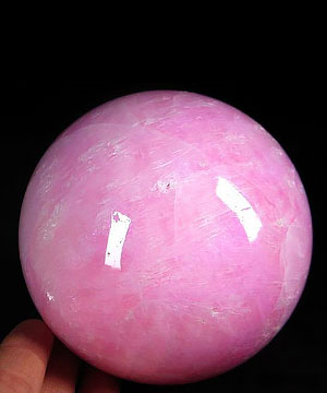 3.5" Pink Aragonite Sphere, Crystal Ball