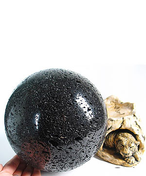 Titan 6.9" Hot Lava Stone Sphere, Crystal Ball