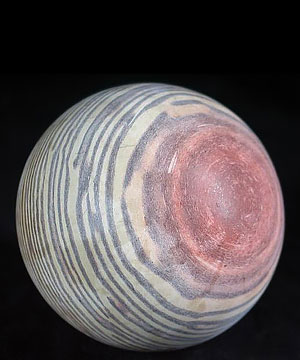 2.4" Australian Print Stone Sphere, Crystal Ball