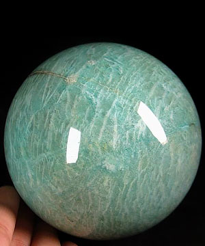3.6" Russian Amazonite Sphere, Crystal Ball
