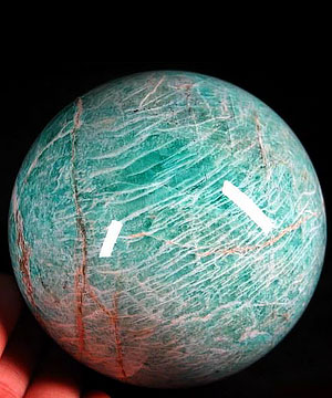 3.1" Russian Amazonite Sphere, Crystal Ball
