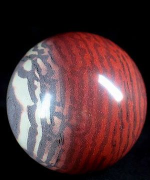 2.0" Australian Print Stone Sphere, Crystal Ball