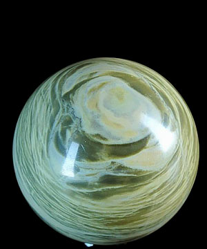 2.0" Butter Jade Sphere, Crystal Ball