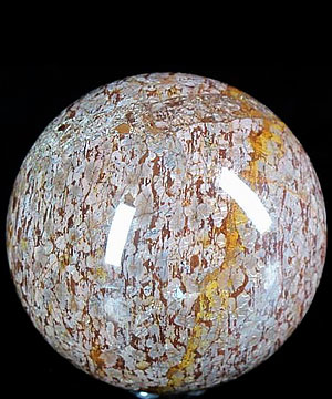 2.0" Brown Snowflake Sphere, Crystal Ball