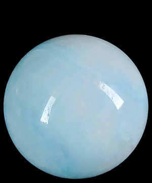 2.1" Blue Aragonite Sphere, Crystal Ball