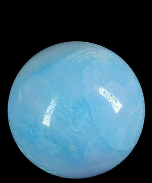 2.4" Blue Aragonite Sphere, Crystal Ball