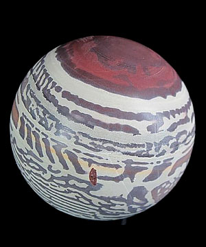 2.2" Australian Print Stone Sphere, Crystal Ball