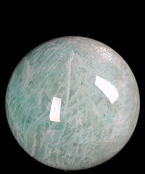 2.1" Russian Amazonite Sphere, Crystal Ball