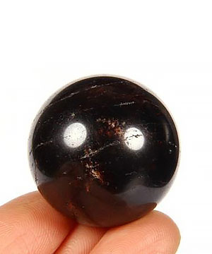 1.0" Garnet Sphere, Crystal Ball