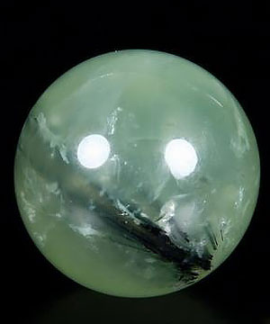 1.2" Prehnite Sphere, Crystal Ball