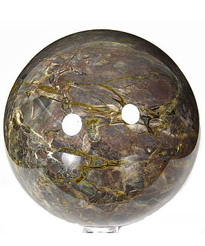 HUGE 3.3" Dinosaur Egg Agate Sphere, Crystal Ball