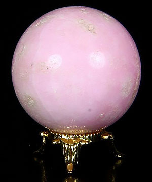 2.1" Pink Aragonite Sphere, Crystal Ball