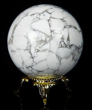 1.9" Howlite Sphere, Crystal Ball