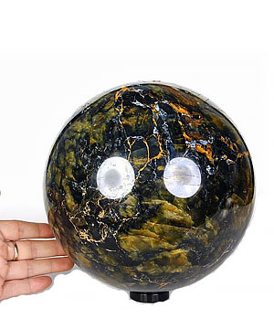 Giant 7.7" New Pietersite Sphere Crystal Ball