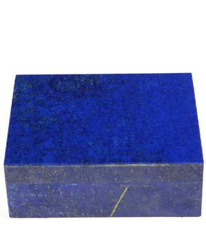 3.2" Lapis Lazuli Carved Crystal Jewelry Box, Crystal Healing