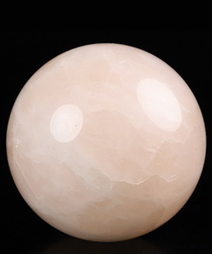 2.0" Rose Quartz Carved Crystal Sphere, Crystal Healing