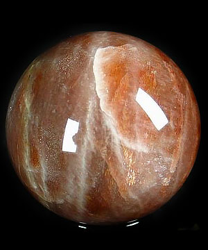 1.7" Sun Stone Sphere, Crystal Ball, Gemstone