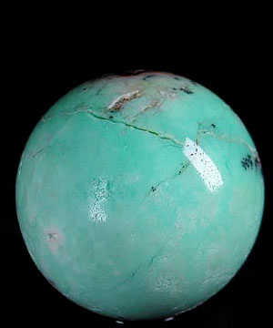 2.2" Chrysoprase Sphere, Crystal Ball, Gemstone