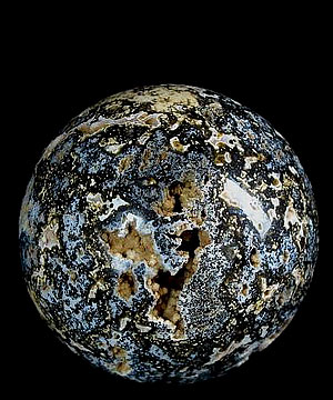 2.0" Blue Ocean Agate Sphere, Crystal Ball