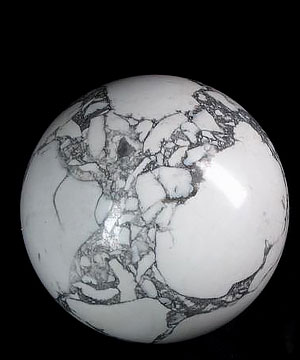 2.0" Howlite Sphere, Crystal Ball