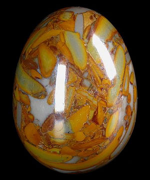 Bamboo Stone Crystal Egg