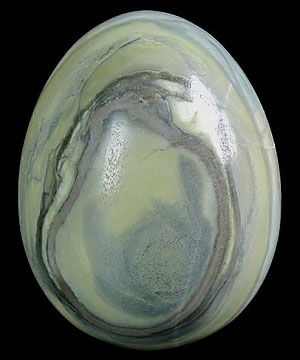 2.1" Butter Jade Crystal Egg