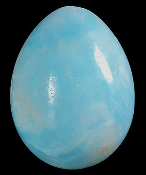 Blue Aragonite Crystal Egg