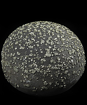 4.0" Pyrite Concretion Carved Crystal Sphere, Crystal Healing