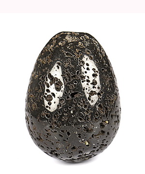 Mini egg 1.2" Hot Lava Stone Carved Gemstone Crystal egg, Crystal Healing