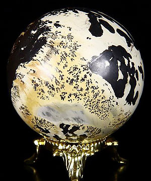 2.0" Chinese Painting Stone Sphere, Crystal Ball